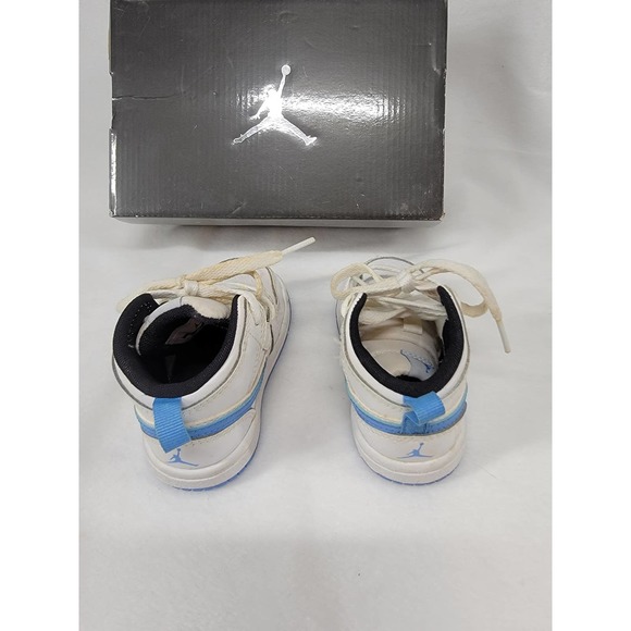 Nike Air Jordan Blue White Sneakers Athletic Toddler, SZ 4C - Picture 6 of 8